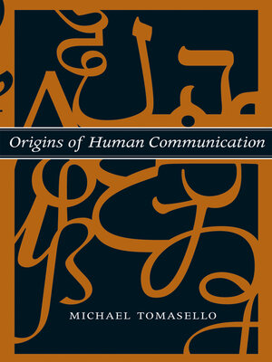 cover image of Origins of Human Communication